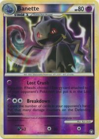 Banette - 14/102 - Rare Reverse Holo - Ingles