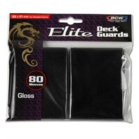 BCW GAMING DECK GUARD - ELITE - GLOSSY - NEGRO
