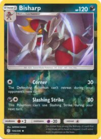 Bisharp - 135/236 - Uncommon Reverse Holo - Español
