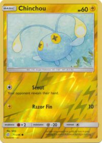 Chinchou - 71/236 - Common Reverse Holo - Ingles