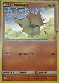 Cyndaquil - 10/25 - 25th Anniversary Holo Promo