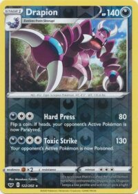 Drapion - 122/202 - Rare Reverse Holo - Español