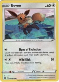 Eevee - 52/72 - Common- Ingles - Near Mint