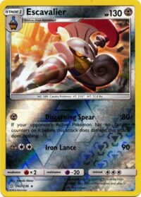 Escavalier - 142/236 - Rare Reverse Holo - Ingles