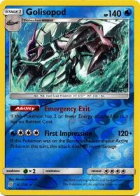 Golisopod - 51/236 - Holo Rare Reverse Holo- Ingles - Near Mint