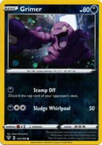 Grimer - 100/189 - Common Reverse Holo - Ingles