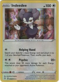 Indeedee - 56/72 - Holo Rare - Ingles - Near Mint
