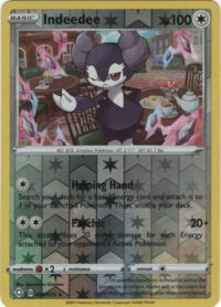 Indeedee - 56/72 - Holo Rare Reverse Holo - Ingles - Near Mint