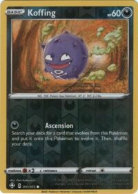 Koffing - 41/72 - Common Reverse Holo - Ingles - Near Mint