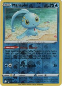 Manaphy - 24/72 - Rare Reverse Holo - Ingles - Near Mint