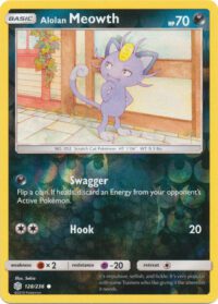 Alolan Meowth - 128/236 - Common Reverse Holo - Ingles