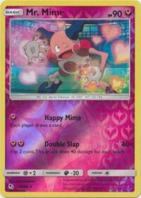 Mr. Mime - 43/68 - Rare Reverse Holo - Ingles