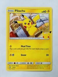 Pikachu - 25/25 - 25th Anniversary Non-Holo Promo