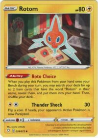 Rotom - 34/72 - Uncommon - Ingles - Near Mint