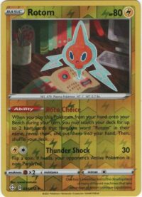 Rotom - 34/72 - Uncommon Reverse Holo - Ingles - Near Mint