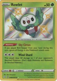 Rowlet - SV1/SV122 - Shiny Rare - Español