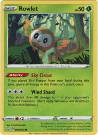 Rowlet - 6/72 - Common - Ingles - Near Mint