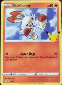 Scorbunny - 16/25 - 25th Anniversary Non-Holo Promo
