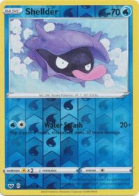 Shellder - 040/202 - Common Reverse Holo - Ingles