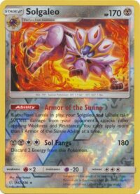 Solgaleo - 142/236 - Holo Rare Reverse Holo - Portugues