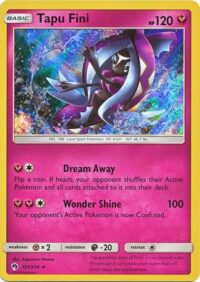 Tapu Fini - 151/214 - Holo Rare - Ingles