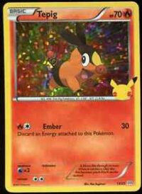 Tepig - 13/25 - 25th Anniversary Holo Promo