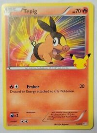 Tepig - 13/25 - 25th Anniversary Non-Holo Promo