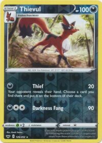 Thievul - 126/202 - Rare Reverse Holo - Ingles