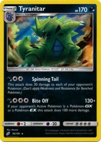 Tyranitar - 85/181 - Holo Rare - Ingles