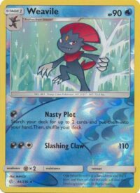 Weavile - 44/236 - Rare Reverse Holo - Portugues