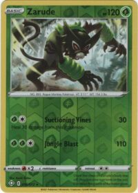 Zarude - 16/72 - Rare Reverse Holo - Ingles - Near Mint