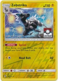 Zebstrika - 82/214 - 2nd Place League Promo - Ingles