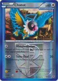 Chatot - 77/101 - Uncommon Reverse Holo - Ingles