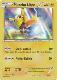 Pikachu Libre - 30/30 - Pikachu Libre Trainer Kit Holo - Inglés