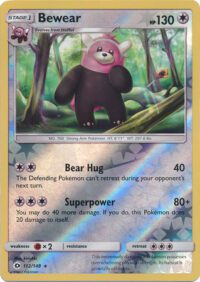 Bewear - 112/149 - Rare Reverse Holo - Ingles