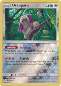 Oranguru - 113/149 - Rare Reverse Holo - Ingles