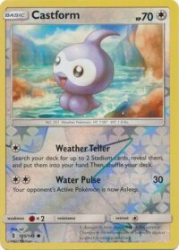 Castform - 105/145 - Common Reverse Holo - Ingles