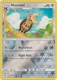 Noctowl - 107/147 - Uncommon Reverse Holo - Ingles