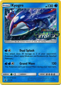 Kyogre - SM129 - Pre-Release Promo - Español