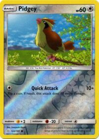 Pidgey - 122/181 - Common Reverse Holo - Ingles