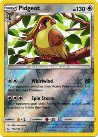 Pidgeot - 124/181 - Rare Reverse Holo - Ingles