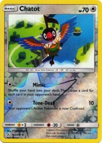 Chatot - 162/214 - Uncommon Reverse Holo - Ingles