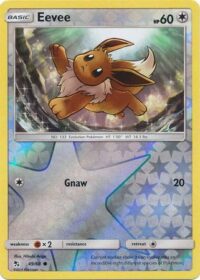Eevee - 49/68 - Common Reverse Holo - Ingles