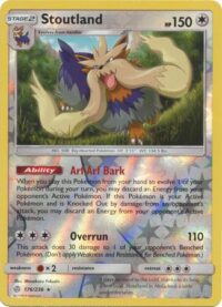 Stoutland - 176/236 - Holo Rare Reverse Holo - Español