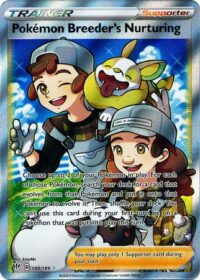 Pokemon Breeder's Nurturing - 188/189 - Full Art Ultra Rare - Español