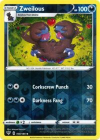 Zweilous - 109/189 - Uncommon Reverse Holo - Español