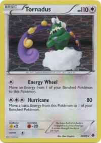Tornadus - 89/98 - Holo Rare - Ingles