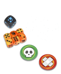 Pack Dados Hidden Fates + Marcadores de estado Acrilicos