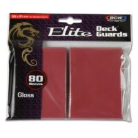 Protectores BCW ELITE - GLOSSY - ROJO (x80)