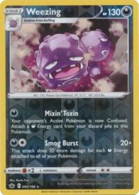 Weezing - 95/198 - Rare Reverse Holo - Inglés - Near Mint